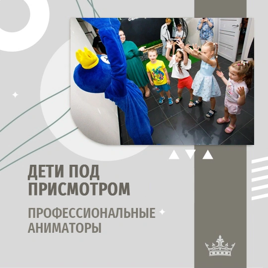 Дети под присмотром — профессиональные аниматоры